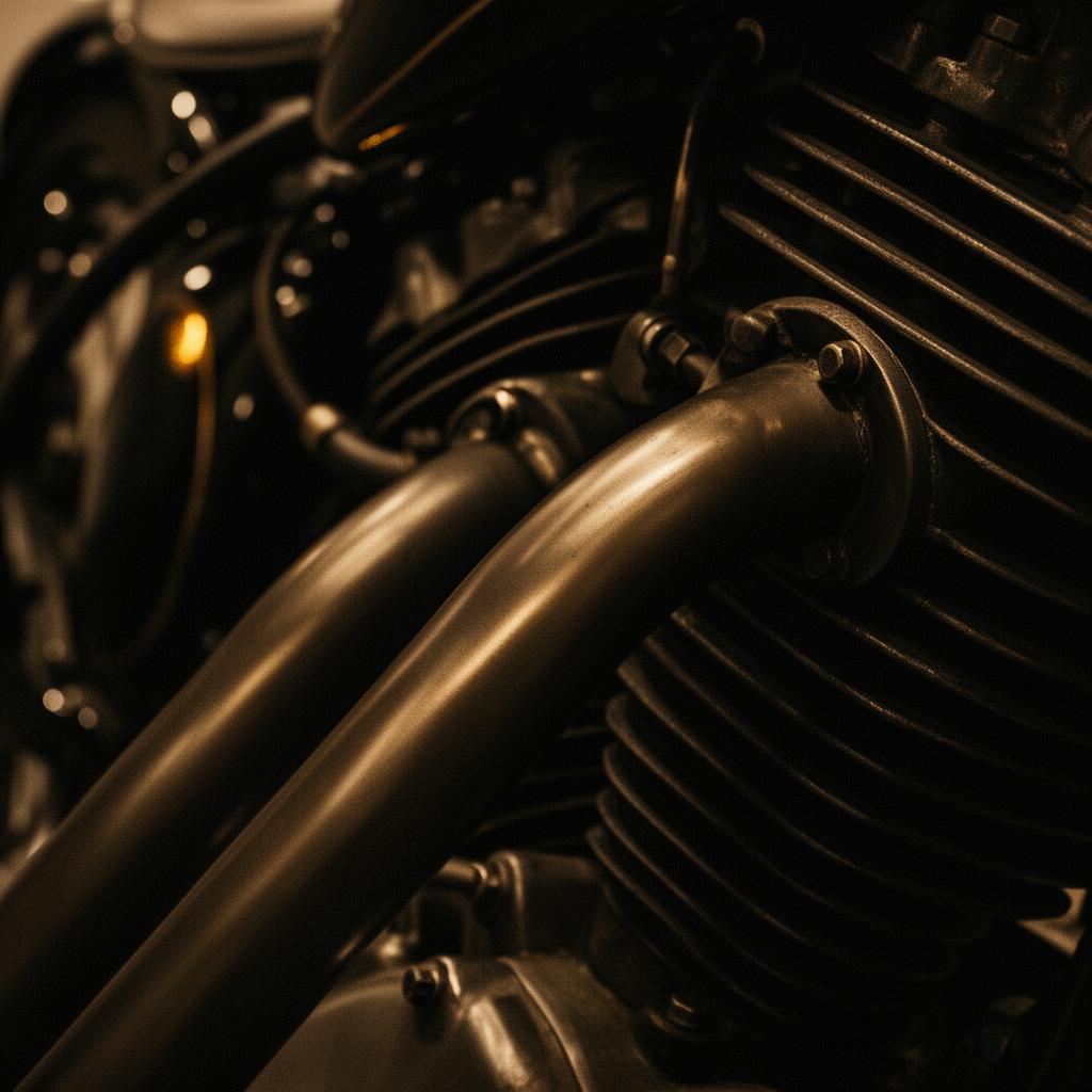 Dettaglio motore moto